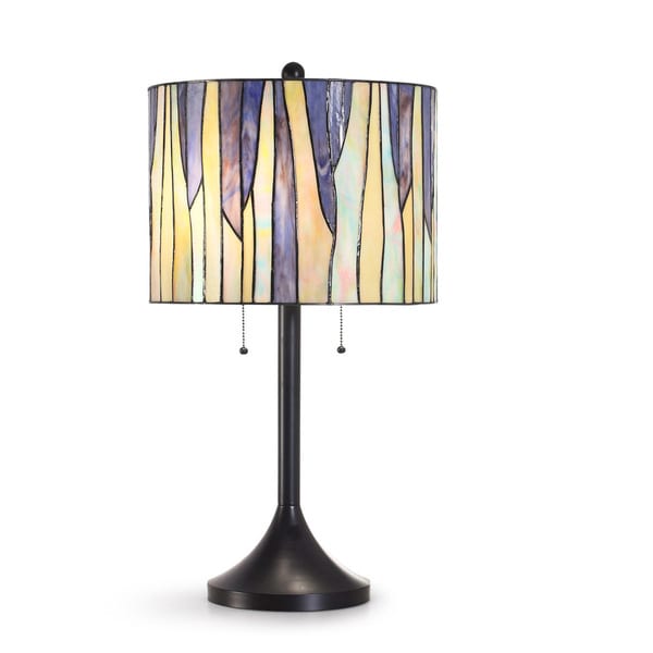 purple tiffany table lamp