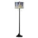 preview thumbnail 3 of 1, Barossa Tiffany Multi-colored Art Glass/ Metal Floor Lamp