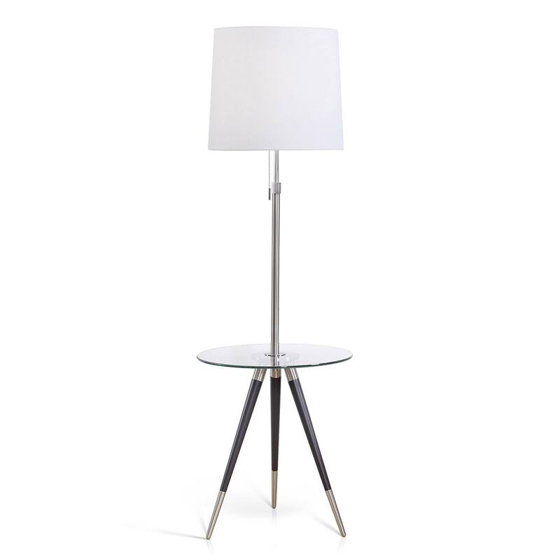 Premier Tripod Glass Table Floor Lamp