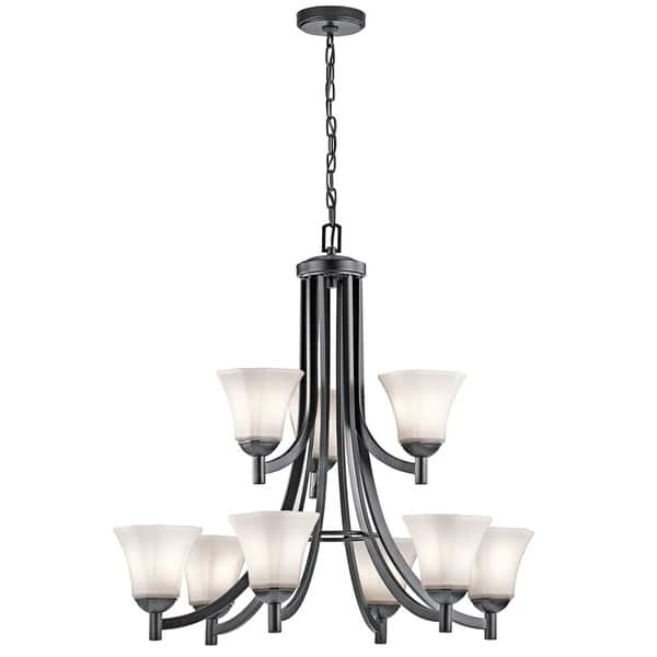 Kichler Lighting Serina Collection 9-light Black Chandelier - Bed Bath ...