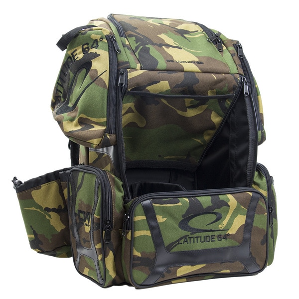 Laude 64 Dg Luxury E3 Army Camo Black Backpack Disc Golf Bag Laude 64 Dg Luxury E3 Army Camo Black Backpack Disc Golf Bag