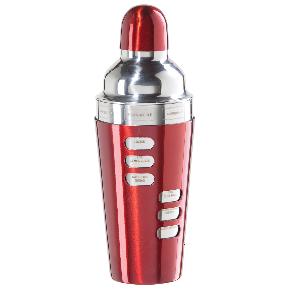 Oggi Recipe Shaker, Stainless Steel, 23 oz