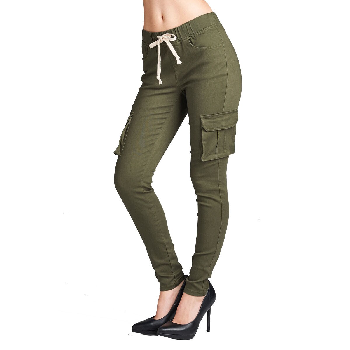spandex cargo pants