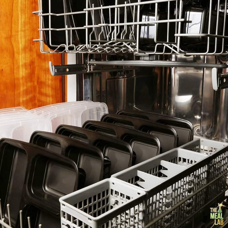 Heim Concept 3 Compartment Meal Prep Containers with Lids (Set of 10)