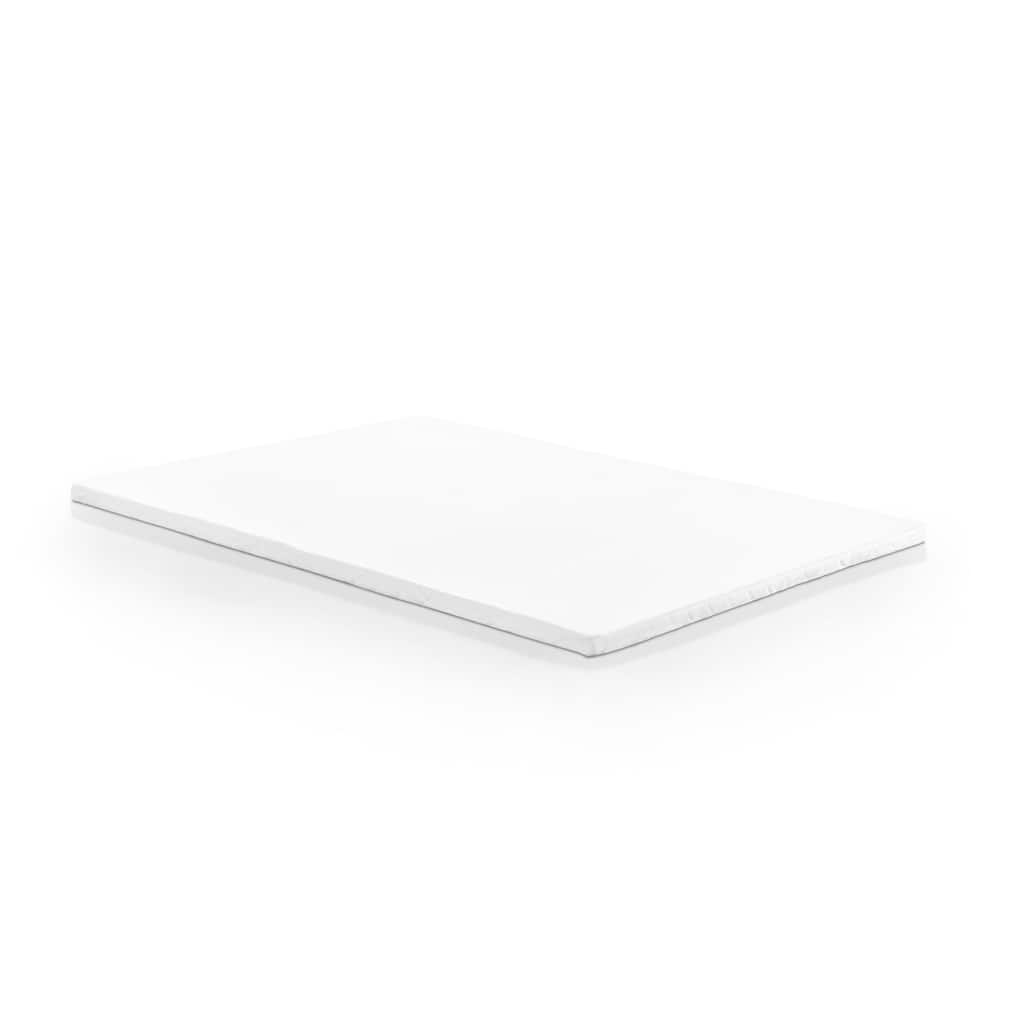 Tram Contemporary White Full Fabric Bunkie Board by Furniture of America
