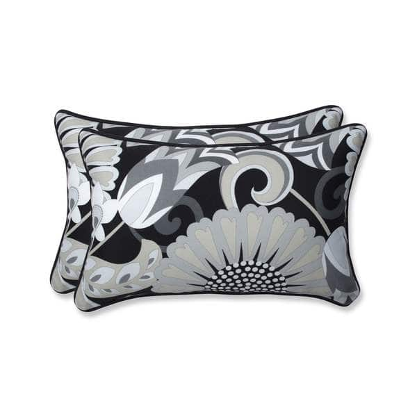 Pillow Perfect Set of 2 Outdoor Rectangular Throw Pillows