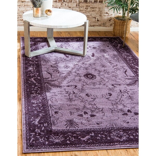 Unique Loom Floral La Jolla Area Rug - 7' x 10'