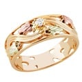 Black Hills Gold Diamond Ring