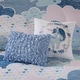 preview thumbnail 7 of 13, Intelligent Design Kids Bliss Blue Cotton Printed Comforter Set