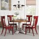 Option Berry Red Chairs
