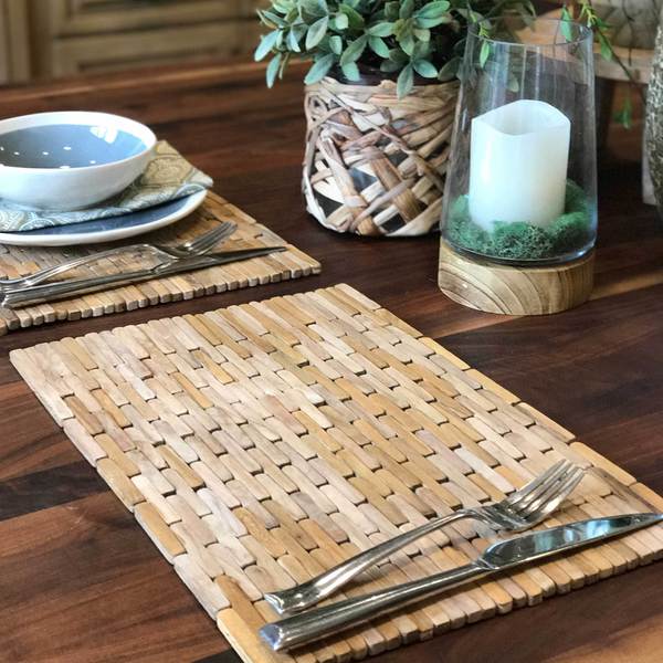 Teak Placemats IPM004 (set of 2)