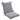 Pillow Perfect Outdoor/ Indoor Herringbone Slate Squared Corners Chair Cushion