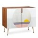 Deny Designs Iveta Abolina 'Bloc De Couleur II' Credenza - Thumbnail 1