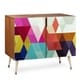 preview thumbnail 3 of 10, Deny Designs Modele 7 Geometric Credenza