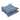 Pillow Perfect Outdoor/ Indoor Herringbone Ink Blue Wrought Iron Seat Cushion (Set of 2)