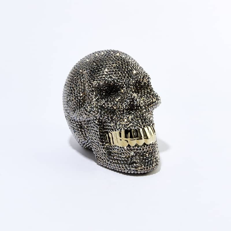 Interior Illusions Plus Rhinestone Skull Bank - 8