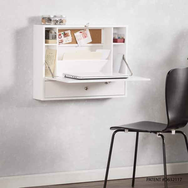 Shop Wall Mount Folding Laptop Desk On Sale Free Shipping