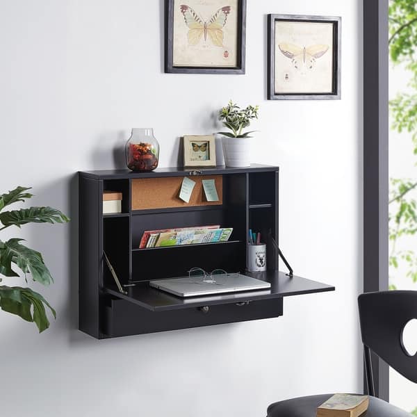 Shop Wall Mount Folding Laptop Desk On Sale Free Shipping