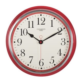 Kitchen Clocks For Less Studio Designs Home 19 Inch Vintage Metal Wall Clock