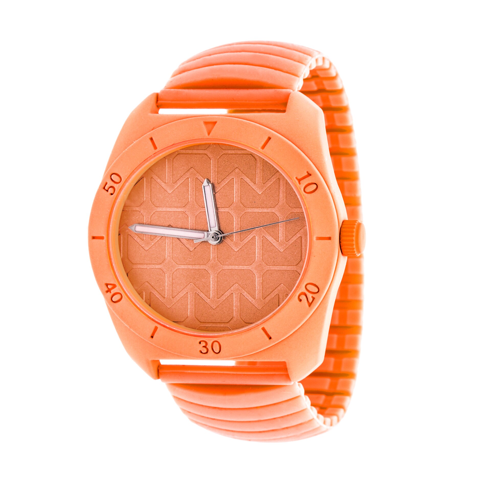 Shop Rbx Active Analog Silicone Stretch Watch Orange Overstock