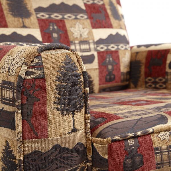 Shop American Furniture Classics Hunting Cabin Print Club Chair