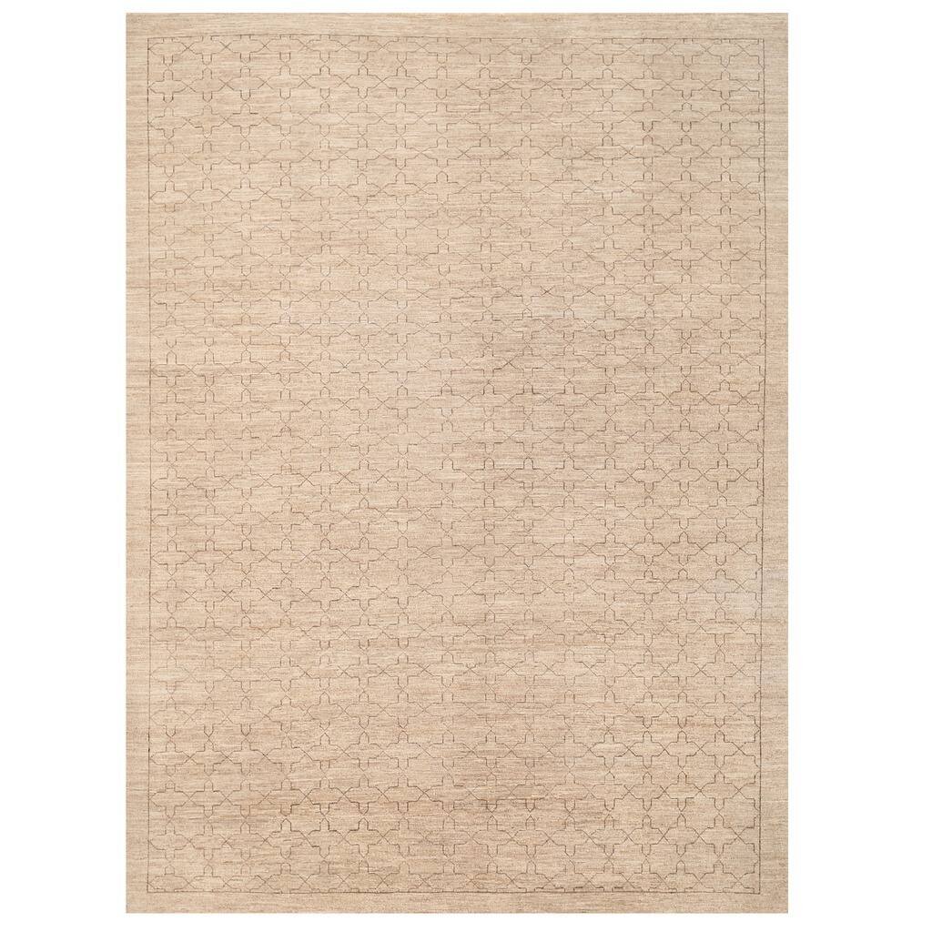 Handmade One-of-a-Kind Vegetable Dye Gabbeh Wool Rug (Afghanistan) - 7'9 x 10'10