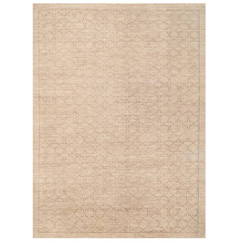 Handmade One-of-a-Kind Vegetable Dye Gabbeh Wool Rug (Afghanistan) - 7'9 x 10'10