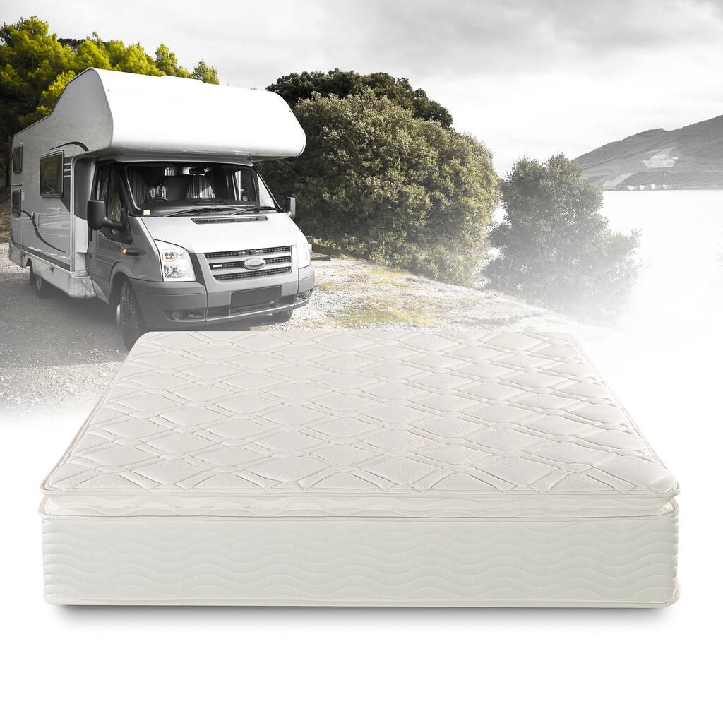 Priage by Zinus Deluxe Short Queen-size Pillowtop Pocketed Spring RV Mattress