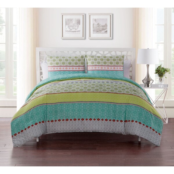 VCNY Home Dharma Reversible 3-piece Duvet Set