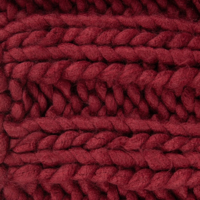 Kate and Laurel Chunky Knit Throw