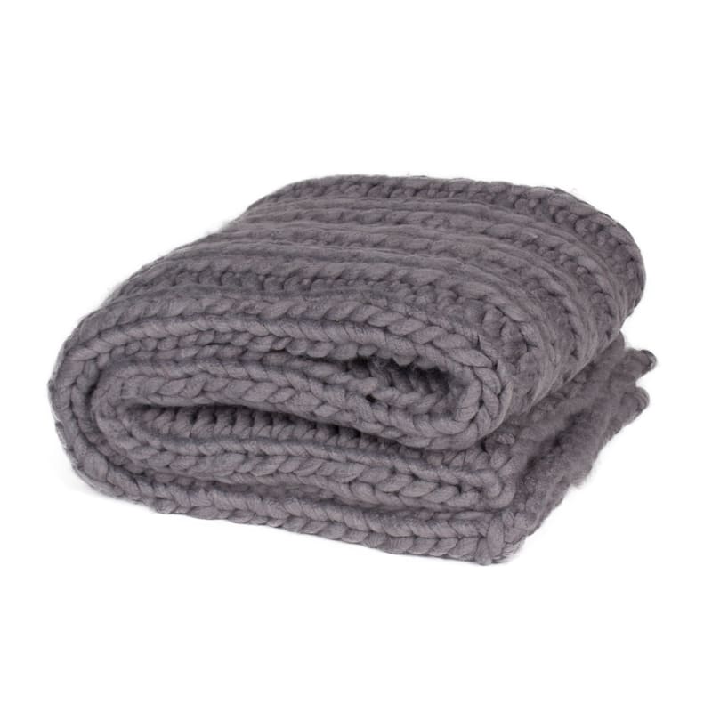 Kate and Laurel Chunky Knit Throw