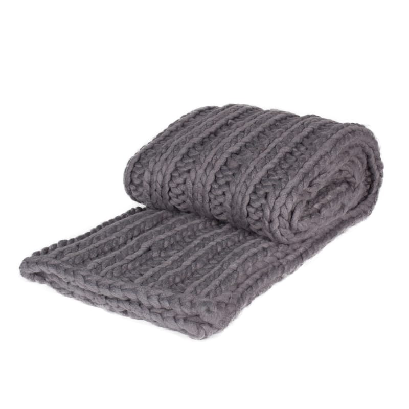 Kate and Laurel Chunky Knit Throw