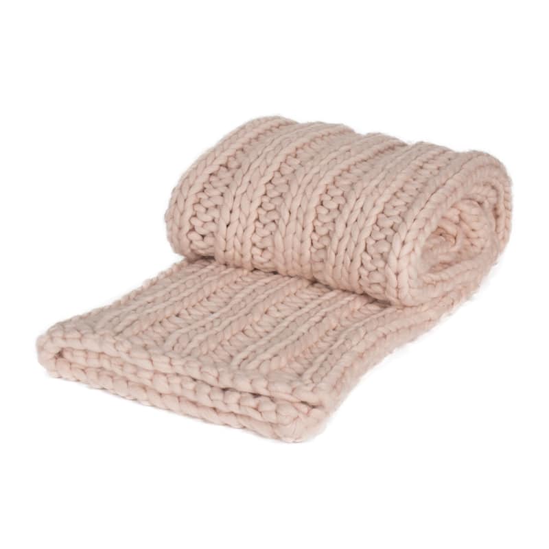 Kate and Laurel Chunky Knit Throw