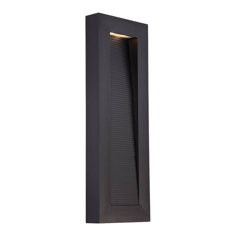 Urban Black Aluminum 22-inch LED Outdoor Wall Light