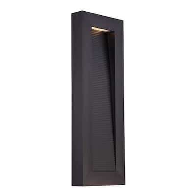 Urban Black Aluminum 22-inch LED Outdoor Wall Light