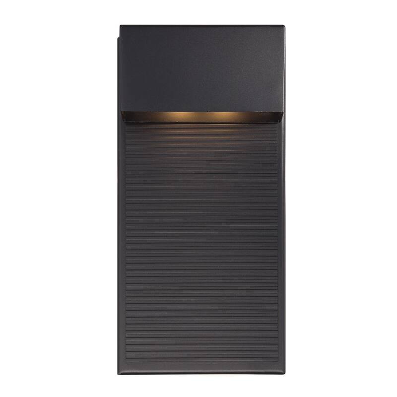 Modern Forms Hiline Black Aluminum LED Wall Light