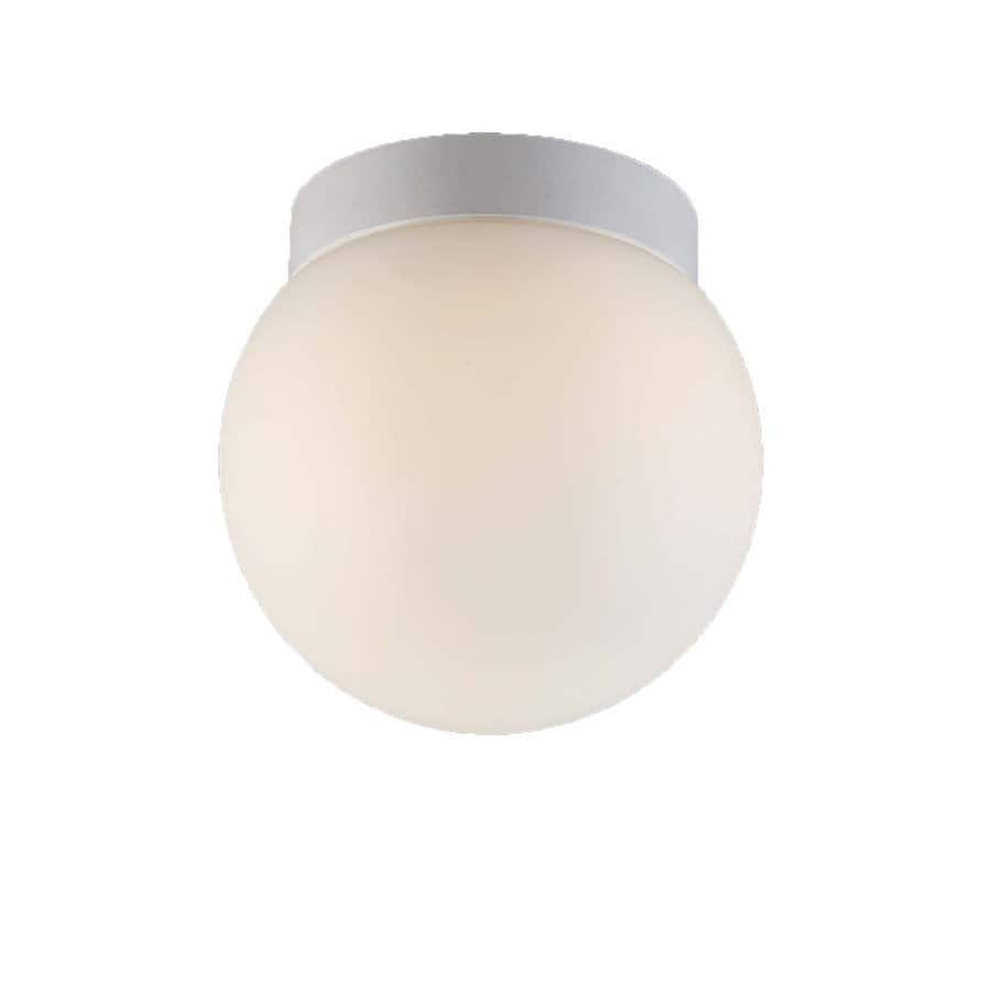 Niveous White Aluminum LED Flush Mount