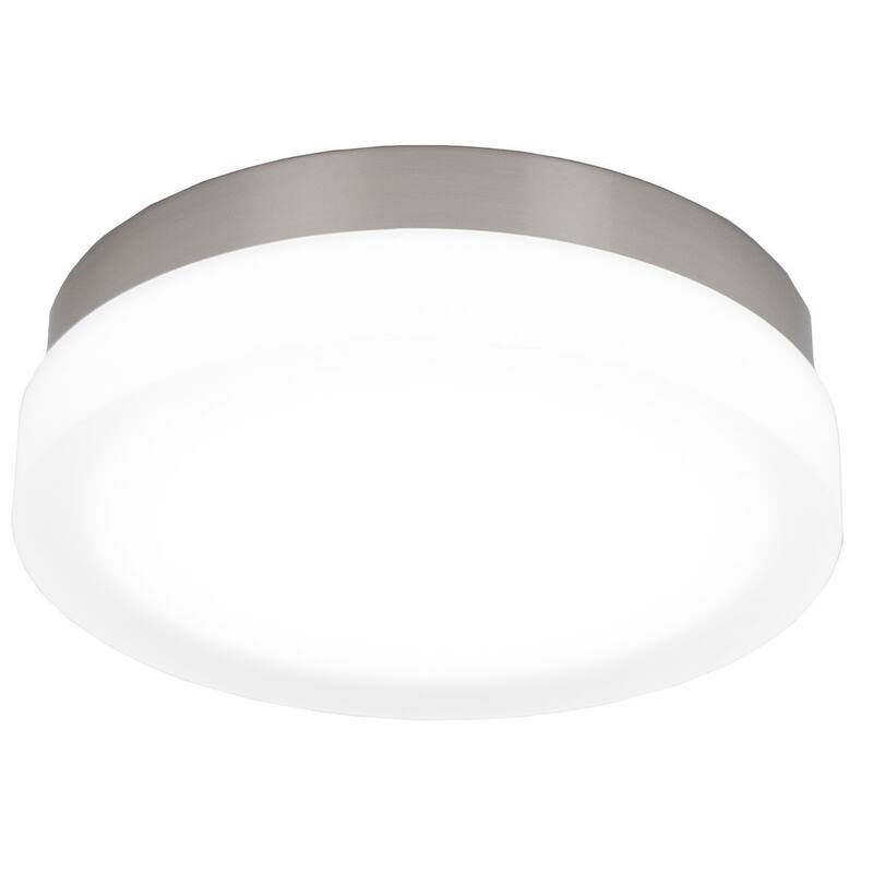 Slice Aluminum and Glass LED Flush Mount