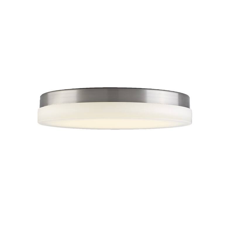 Slice Brushed Nickel LED Flush Mount Light