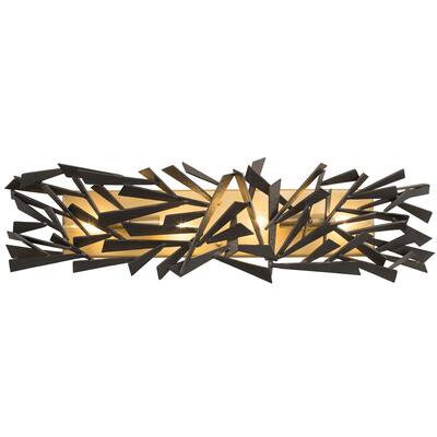 Bermuda 4-light Antique Gold/Rustic Bronze Bath Fixture