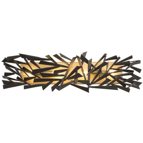 Bermuda 4-light Antique Gold/Rustic Bronze Bath Fixture