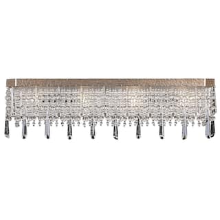 Barcelona 4-light Transcend Silver Bath Fixture