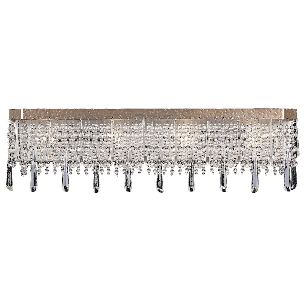 Barcelona 4-light Transcend Silver Bath Fixture