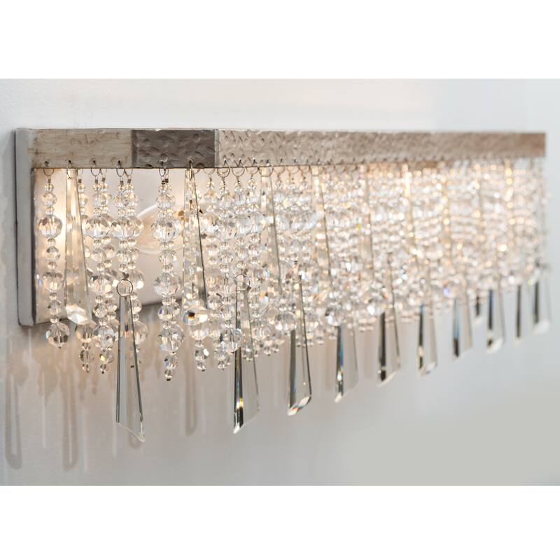 Barcelona 4-light Transcend Silver Bath Fixture