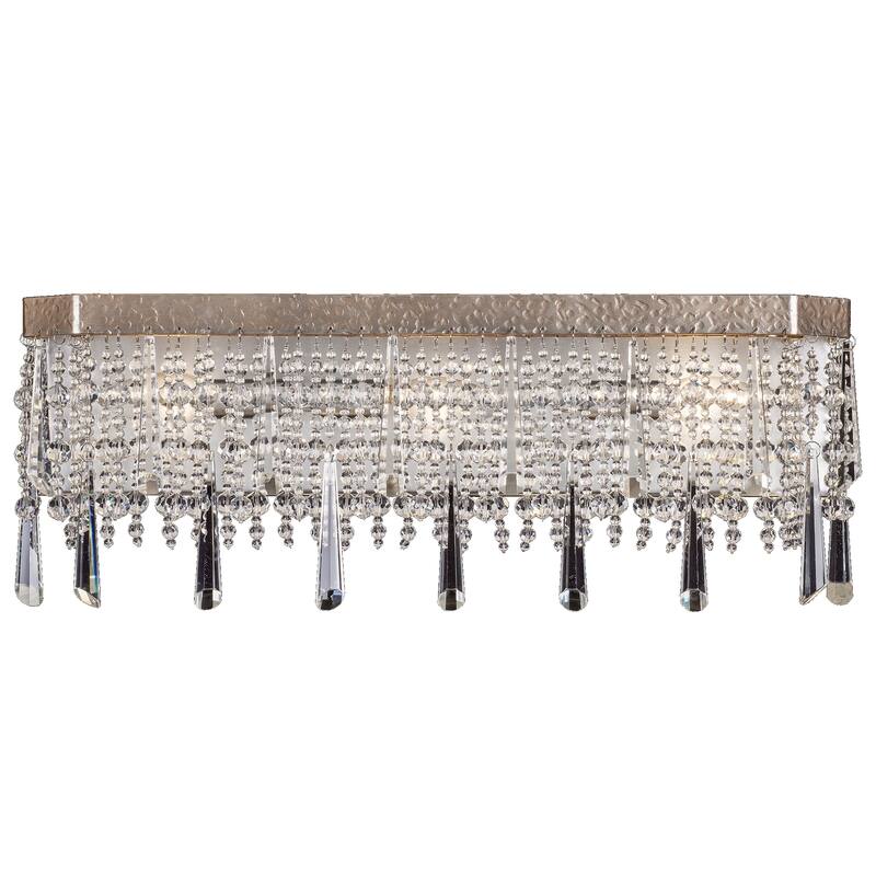 Barcelona 3-light Transcend Silver Bath Fixture