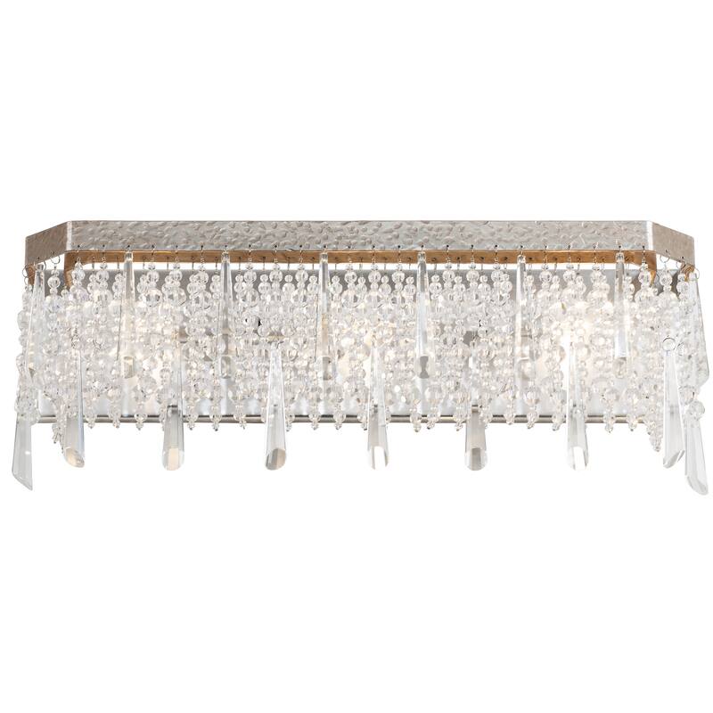 Barcelona 3-light Transcend Silver Bath Fixture