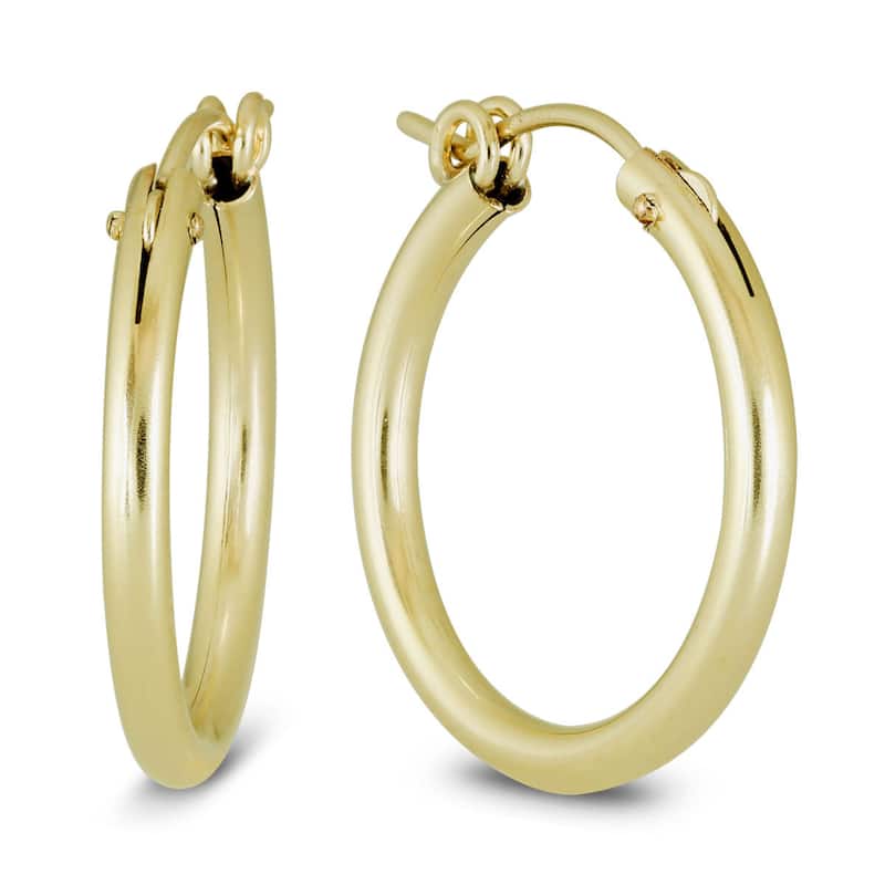 Marquee Jewels 14k Yellow Gold Filled 22 mm Hoop Earrings