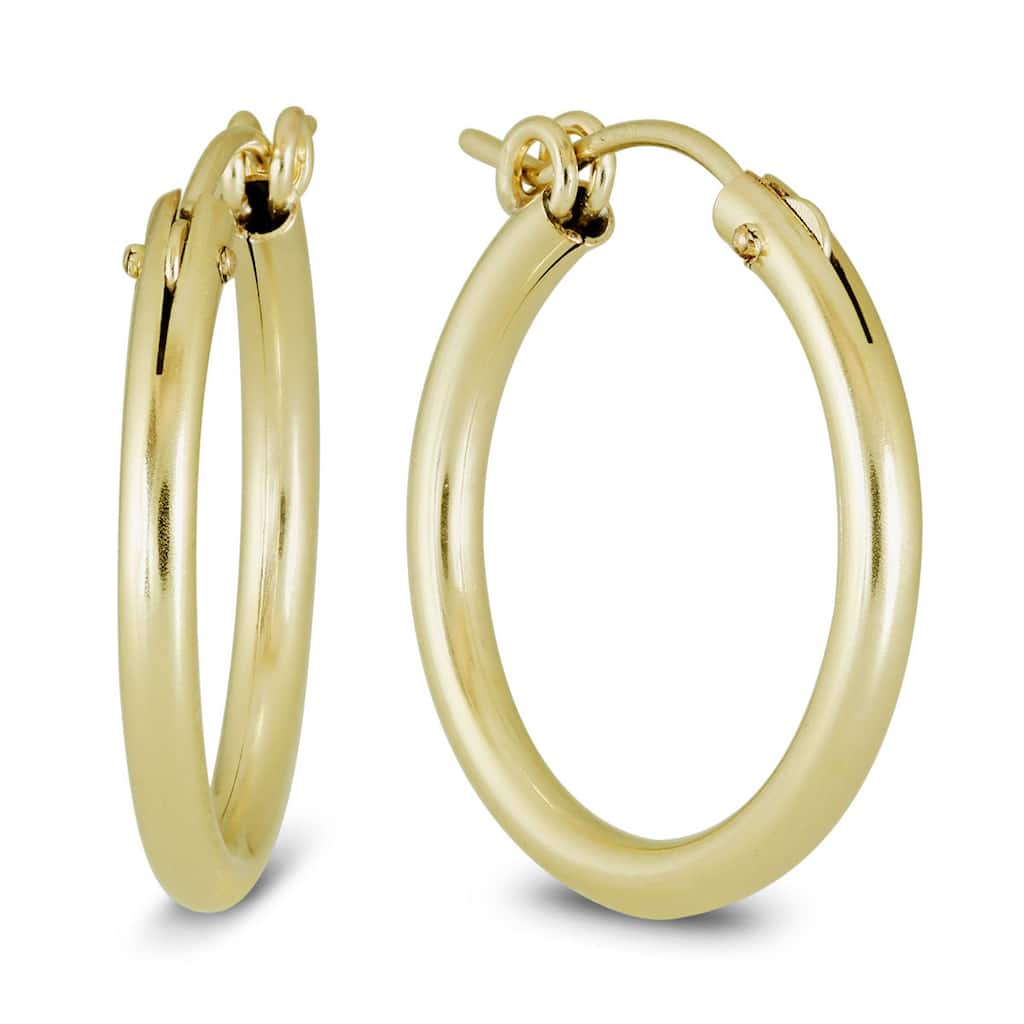 Marquee Jewels 14k Yellow Gold Filled 22 mm Hoop Earrings
