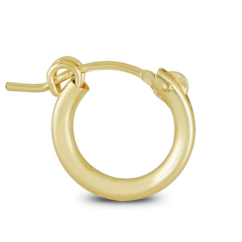 Marquee Jewels 14k Yellow Gold Filled Hoop Earrings