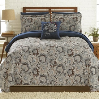 Modern Threads Corsicana 8-Piece Printed Reversible Bed Set - Overstock ...